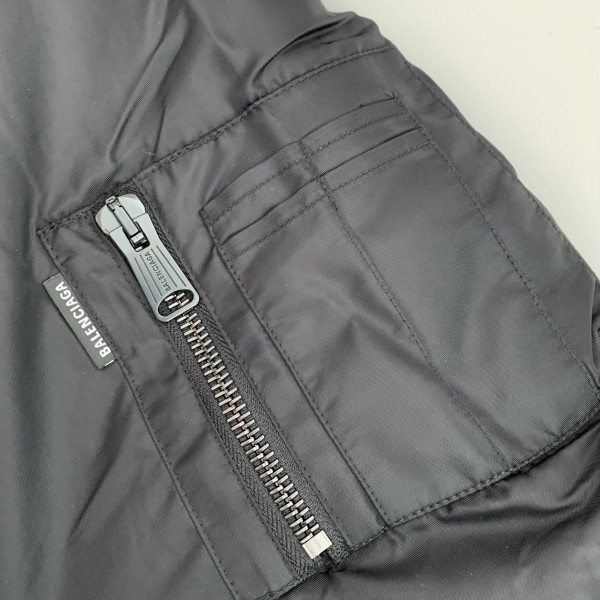 Balenciaga Plain color zipper long-sleeve jacket