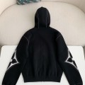 「#3850」Louis Vuitton  SS24 Logo Inlaid flower zipper sweatshirt Jackets
