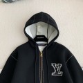 「#3850」Louis Vuitton  SS24 Logo Inlaid flower zipper sweatshirt Jackets