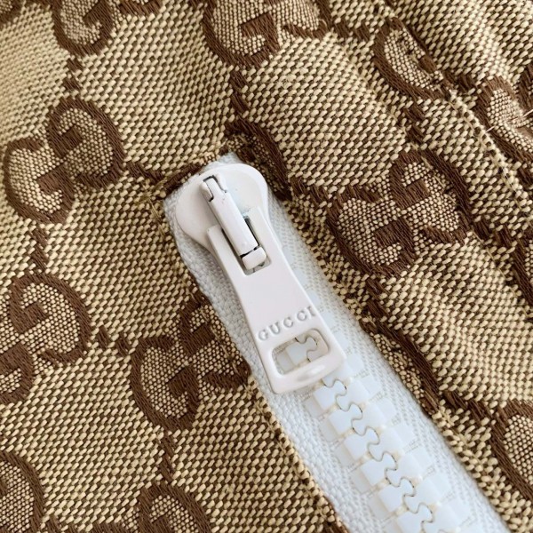 Gucci Casual FW22 Full Print Drawstring Down Jacket
