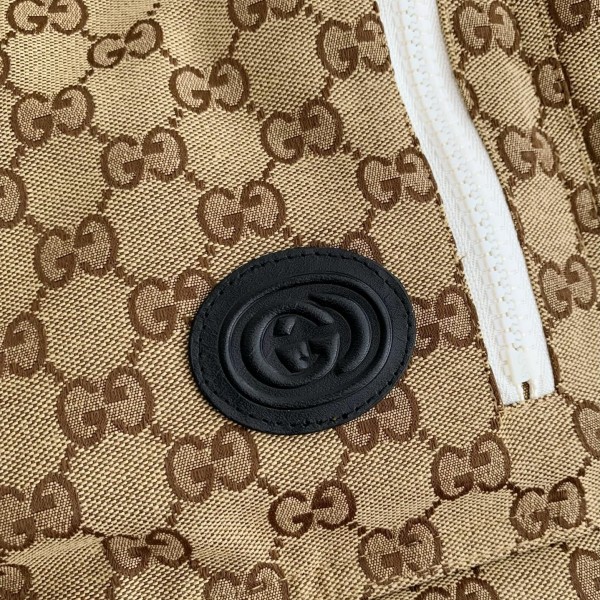 Gucci Casual FW22 Full Print Drawstring Down Jacket