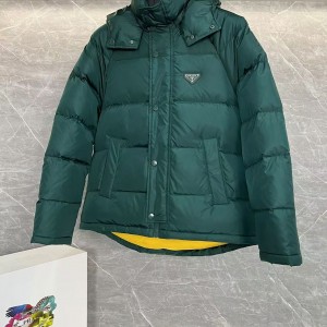 「#3867」Prada RE-Nylon down jacket with detachable hood