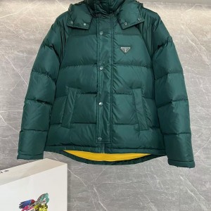 「#3867」Prada RE-Nylon down jacket with detachable hood