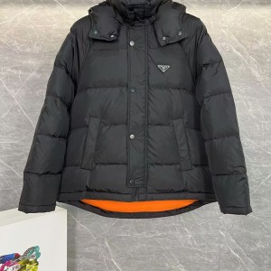 「#3868」Prada RE-Nylon down jacket with detachable hood