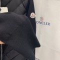 「#3869」Moncler new women's V-pattern stitching knitted sleeves stand collar down jacket