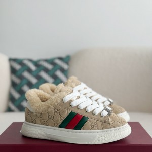 「#3873」Gucci ACE Suede Sneakers
