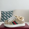 「#3873」Gucci ACE Suede Sneakers