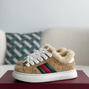 「#3877」Gucci ACE Suede Sneakers