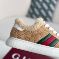 「#3877」Gucci ACE Suede Sneakers