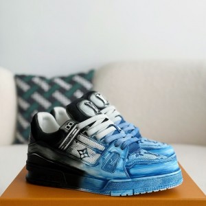 「#3895」 LOUIS VUITTON TRAINER SNEAKERS