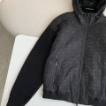 「#3896」Dior FW24 Plain color hooded jacket