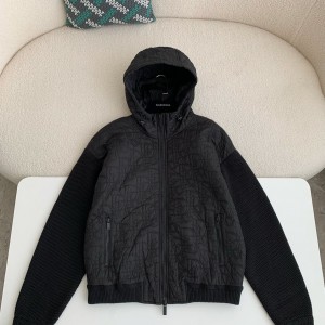 「#3896」Dior FW24 Plain color hooded jacket
