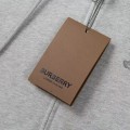 「#3899」Burberry logo embroidered hooded cardigan