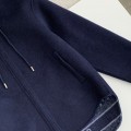 「#3902」Dior Hat zipper jacket，    Material: 99% Wool   1% Mulberry Silk