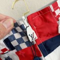 「#3903」Louis Vuitton SS24 Logo Patchwork Mandarin-collar Jacket