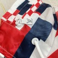 「#3903」Louis Vuitton SS24 Logo Patchwork Mandarin-collar Jacket