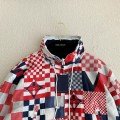「#3903」Louis Vuitton SS24 Logo Patchwork Mandarin-collar Jacket