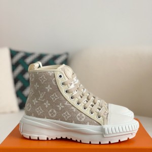 「#876」Louis Vuitton Squad Women's flat bottomed boots