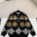 「#3927」Louis Vuitton ss25 Pre-Spring collection, blended wool round-neck sweater
