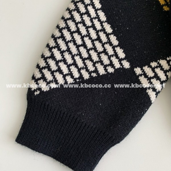 Louis Vuitton ss25 Pre-Spring collection, blended wool round-neck sweater