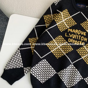 「#3927」Louis Vuitton ss25 Pre-Spring collection, blended wool round-neck sweater