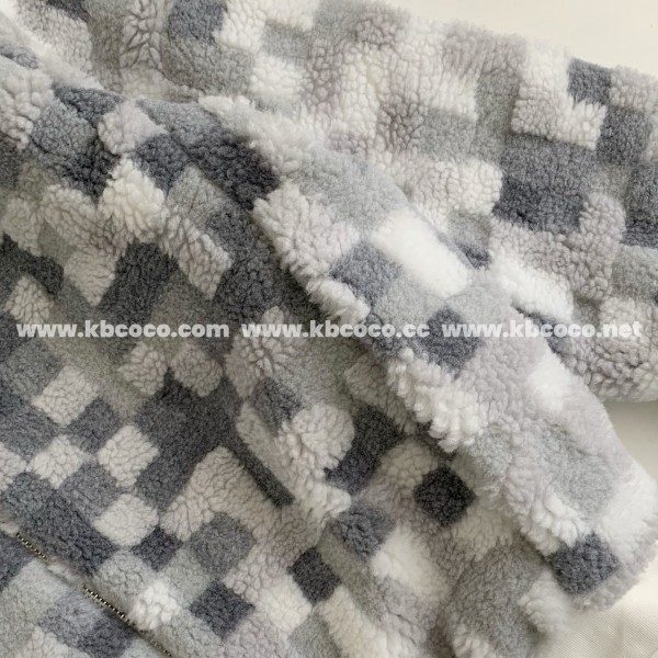 Louis Vuitton Ski Series FW24 Checkerboard Color-Block Fleece Jacket