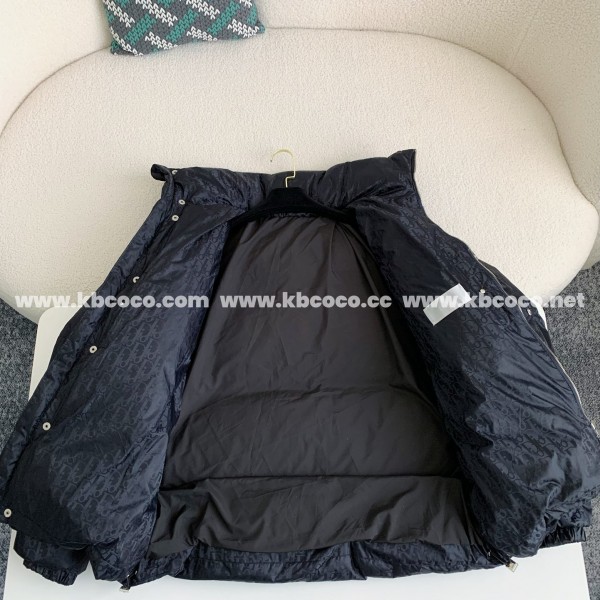 DIOR Logo Printed Down Jacket