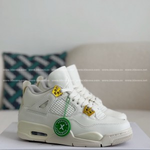 「#3957」Jordan Air Jordan 4 retro kaws suede lightweight wear-resistant non-slip mid-top