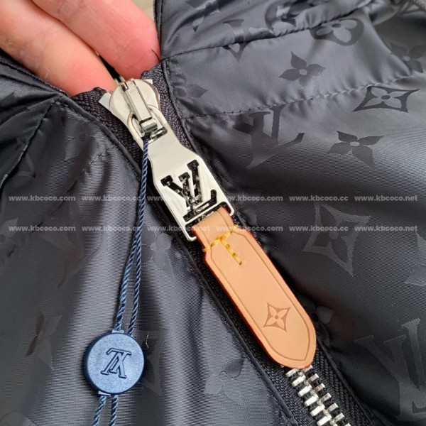LOUIS VUITTON Skiing Series FW24 Printed Hooded Cotton-Padded Jacket