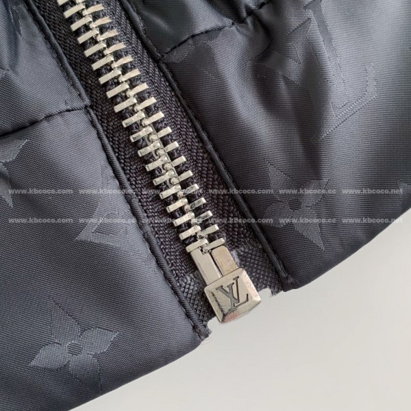 LOUIS VUITTON Skiing Series FW24 Printed Hooded Cotton-Padded Jacket