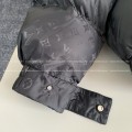 「#3961」LOUIS VUITTON Skiing Series FW24 Printed Hooded Cotton-Padded Jacket