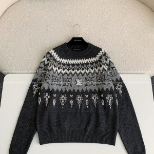 「#3969」Louis Vuitton Ski Collection FW24 Round Neck Sweater