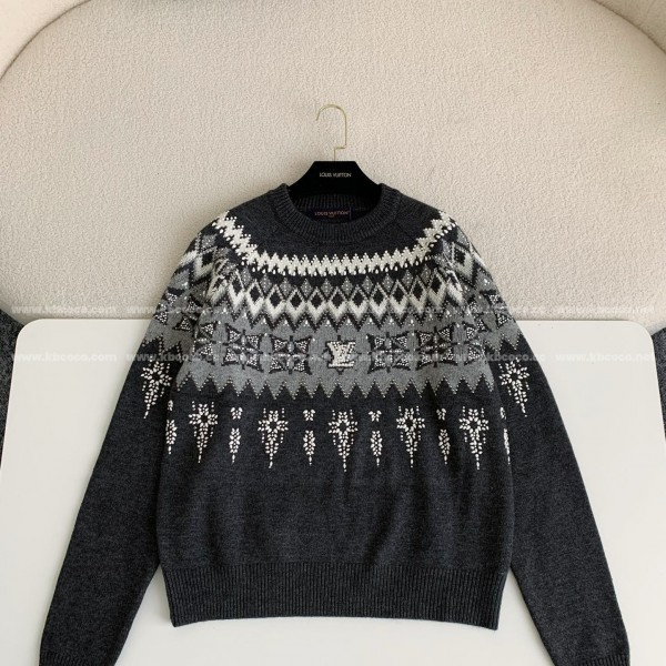 「#3969」Louis Vuitton Ski Collection FW24 Round Neck Sweater