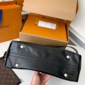 「#3970」Louis Vuitton new CARRYALL DARK handbag M25143