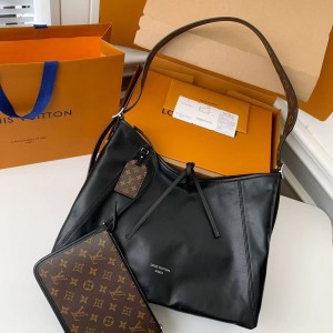 「#3970」Louis Vuitton new CARRYALL DARK handbag M25143