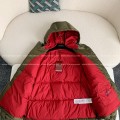 「#4005」Gucci Hooded patterned down jacket