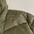 「#4005」Gucci Hooded patterned down jacket