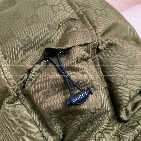 Gucci Hooded patterned down jacket