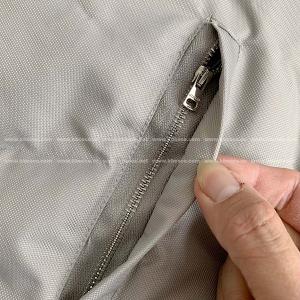 Gucci Hooded patterned down jacket