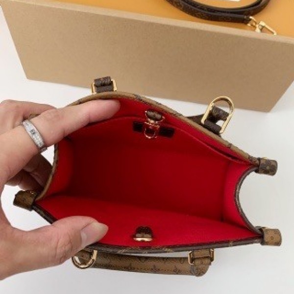 Louis Vuitton ONTHEGO BB Tote Bag M46839 Crossbody Handbag Size: 18*15*8.5cm