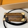 「#4021」Louis Vuitton Small SIDE TRUNK Handbag M46815 Yellow Flower, Size: 18*12.5*8cm
