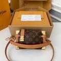 「#4022」Louis Vuitton small SIDE TRUNK handbag M46815, size: 18*12.5*8cm