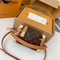 「#4022」Louis Vuitton small SIDE TRUNK handbag M46815, size: 18*12.5*8cm
