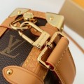 「#4022」Louis Vuitton small SIDE TRUNK handbag M46815, size: 18*12.5*8cm