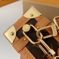「#4022」Louis Vuitton small SIDE TRUNK handbag M46815, size: 18*12.5*8cm