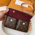 「#4026」Louis Vuitton VIBE monogram handbag M46999, size: 25*15*8cm