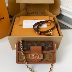 「#4027」Louis Vuitton DAUPHINE EAST WEST handbag M46757, size: 21*12*5cm