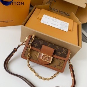 「#4027」Louis Vuitton DAUPHINE EAST WEST handbag M46757, size: 21*12*5cm