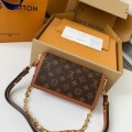 「#4027」Louis Vuitton DAUPHINE EAST WEST handbag M46757, size: 21*12*5cm