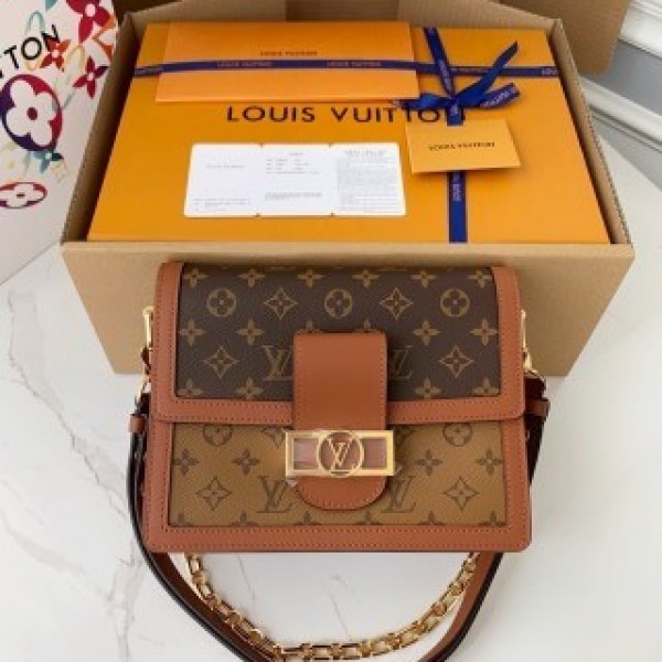 「#4029」Louis Vuitton MINI DAUPHINE handbag, large Daphne M45958, size: 25*17*10cm